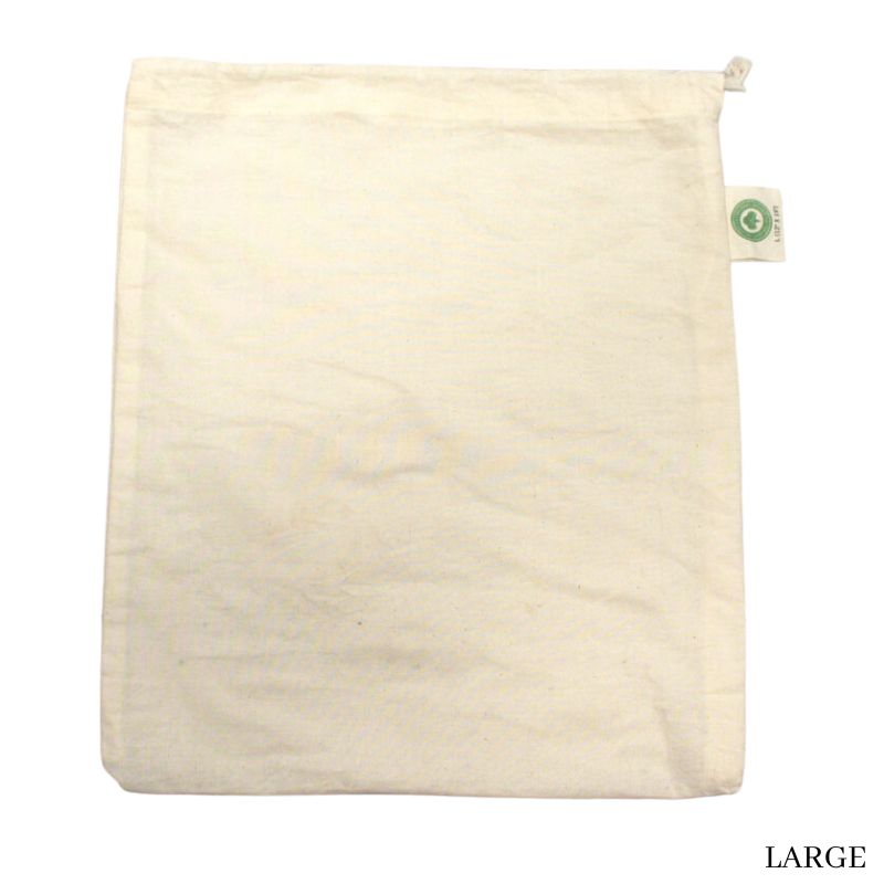 Organic Cotton Muslin Reusable Grocery Bag