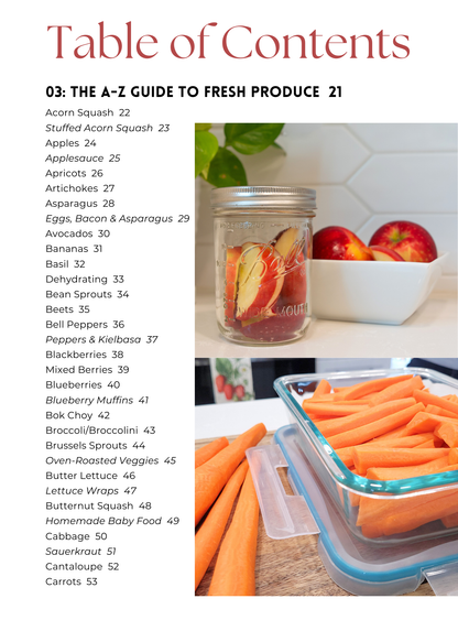Digital Download: Zero Waste Produce Guide eBook