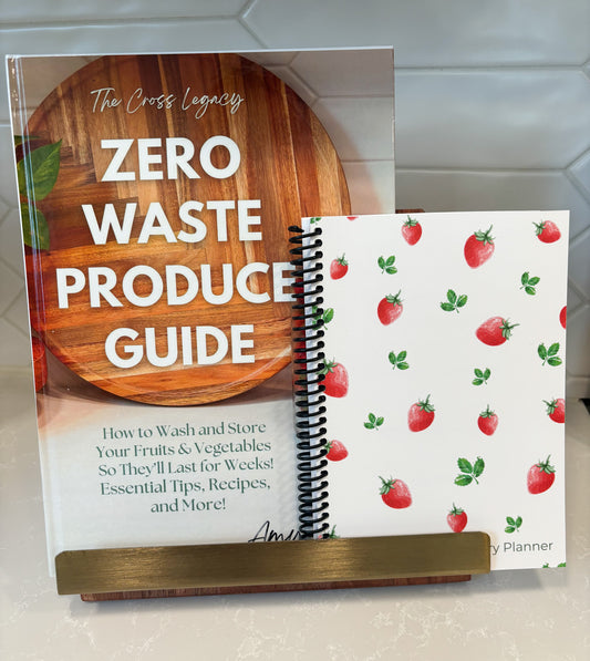 Zero Waste Produce Guide and Signature Strawberry Grocery Guide and Meal Planner