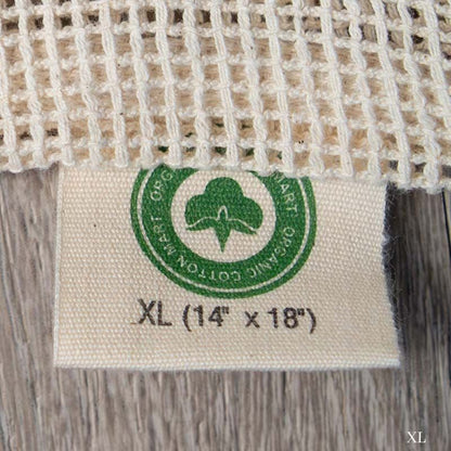 Organic Cotton Mesh Reusable Grocery Bag