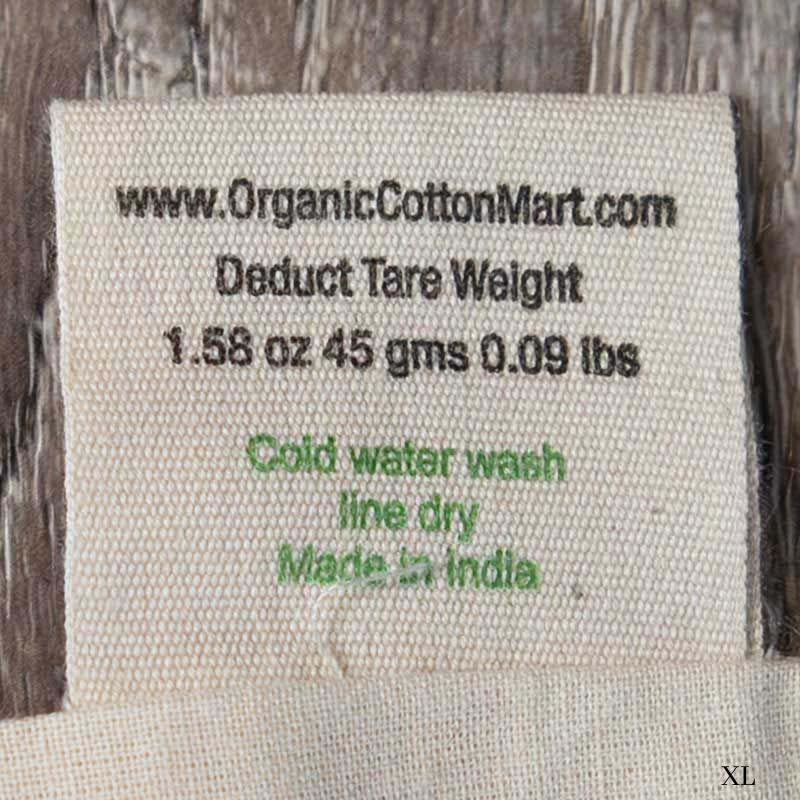 Organic Cotton Muslin Reusable Grocery Bag