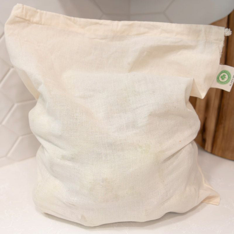 Organic Cotton Muslin Reusable Grocery Bag
