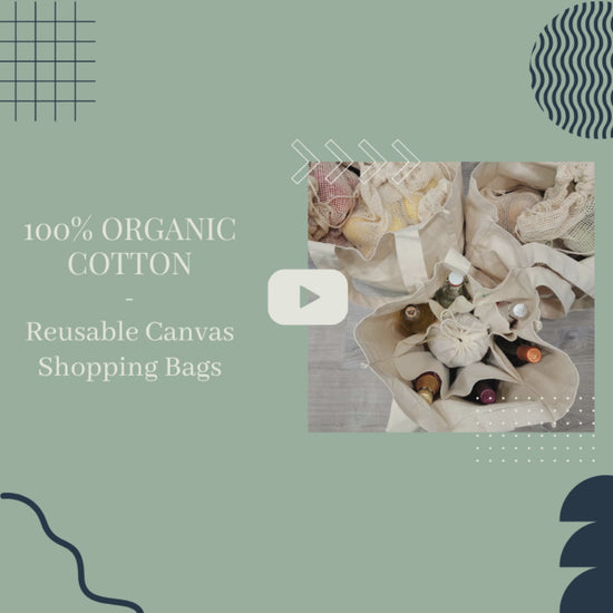 Short video clip showing all the features of the Canvas Market Bag